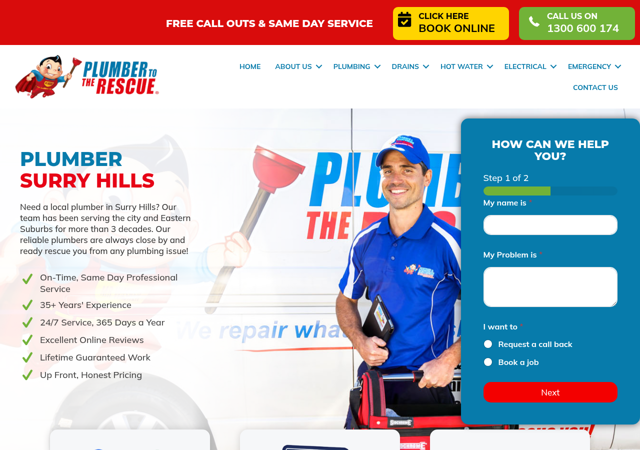 Screenshot of Plumber Surry Hills - The Plumber Sydney Trusts - Plumber To The Rescue