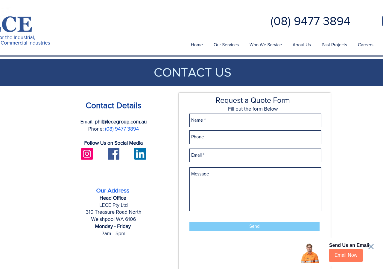Screenshot of Expert 24-Hour Electrician in Perth – Contact LECE Today