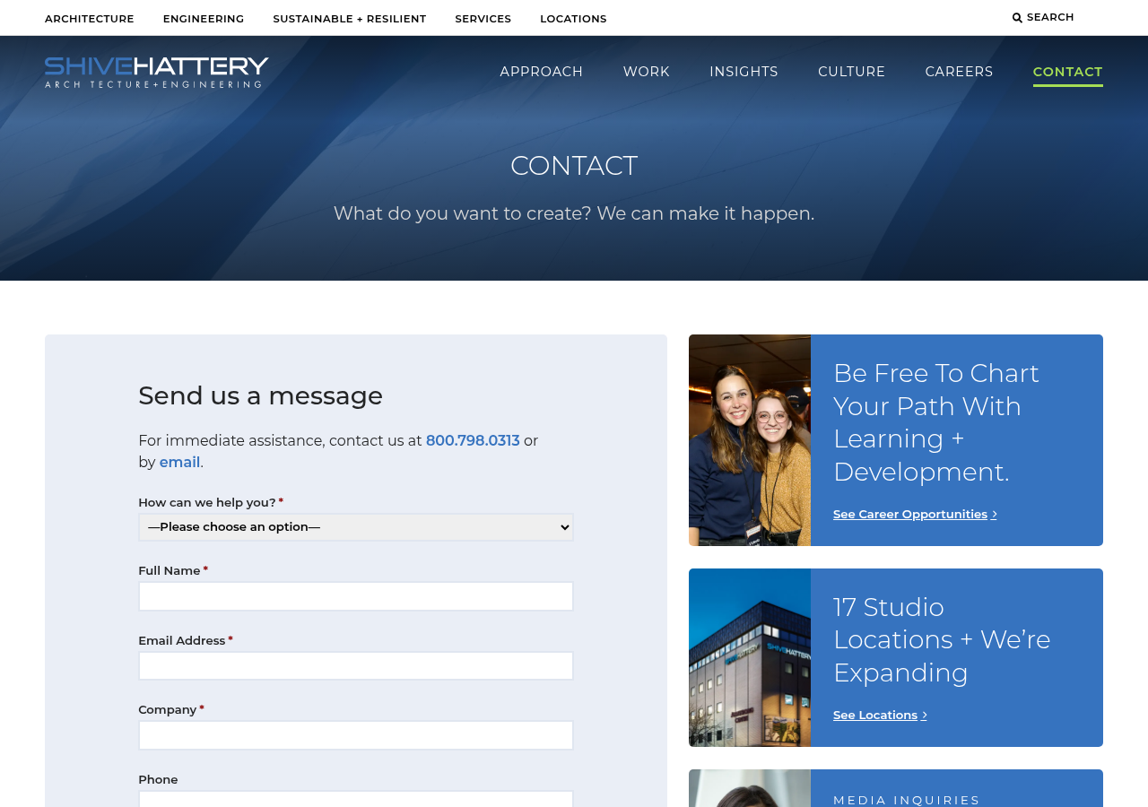Screenshot of Contact | Shive-Hattery