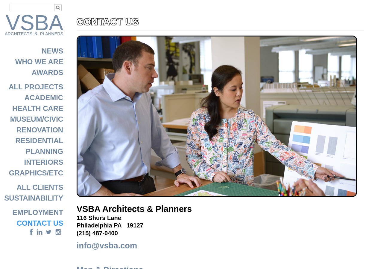 Screenshot of VSBA: Contact VSBA