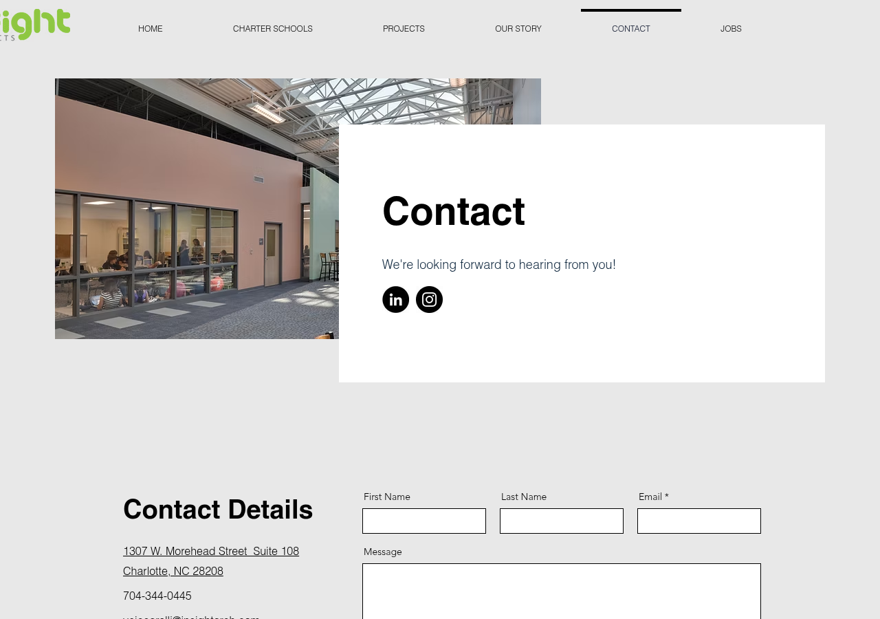 Screenshot of CONTACT | Insight Architects
