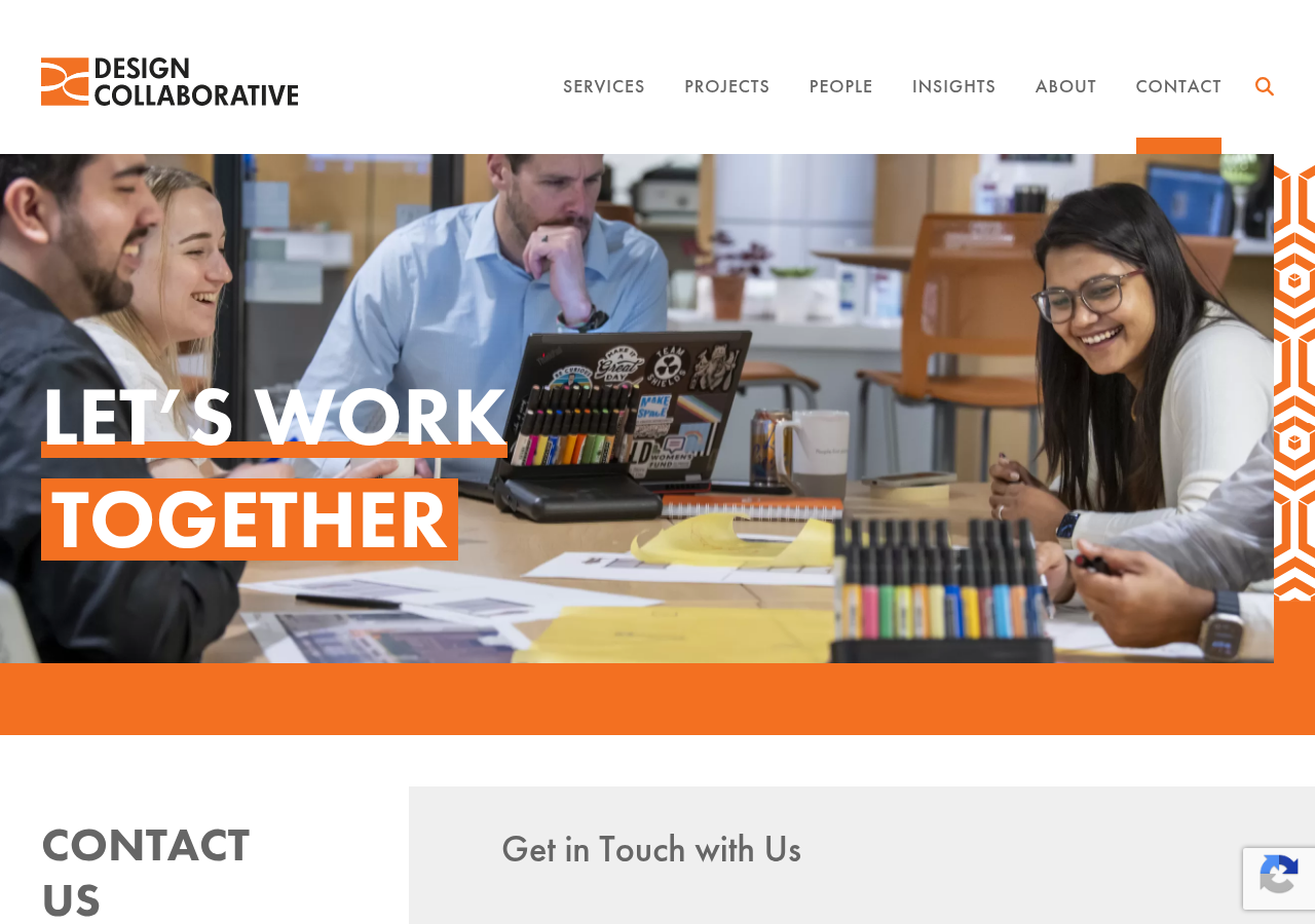 Screenshot of Contact Us - Design Collaborative