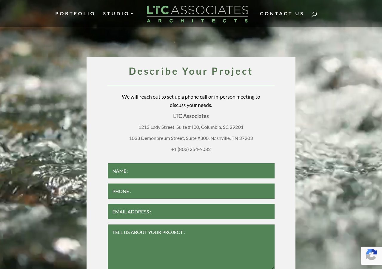 Screenshot of Contact Us - LTC Associates | Architecture