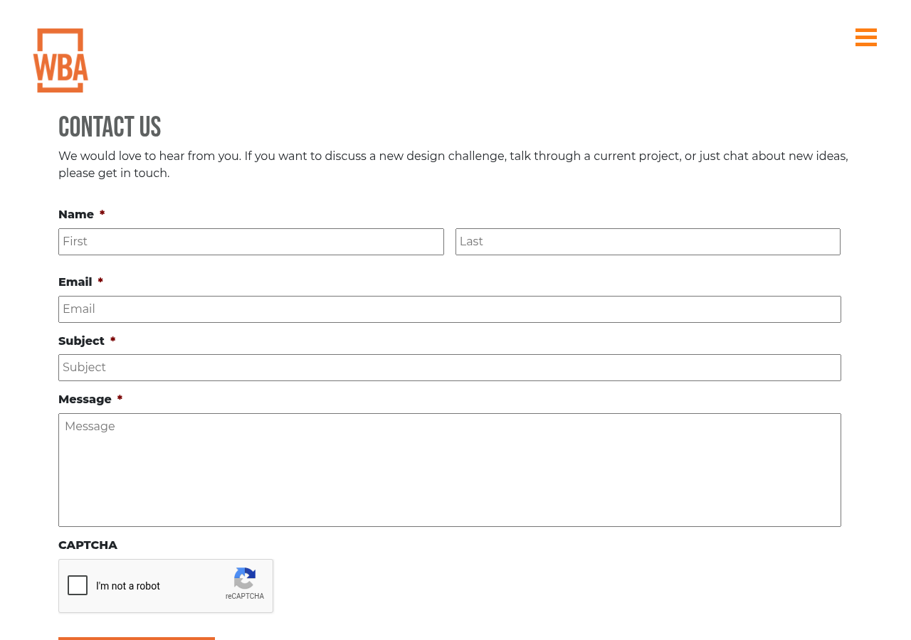 Screenshot of Contact - WBA