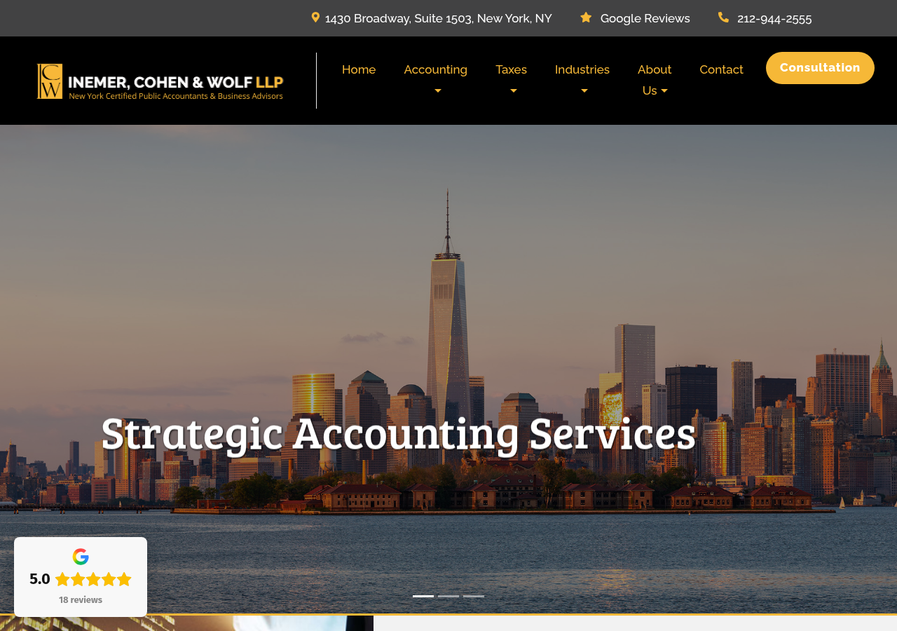 Screenshot of CPA Firm New York NY | Accountant