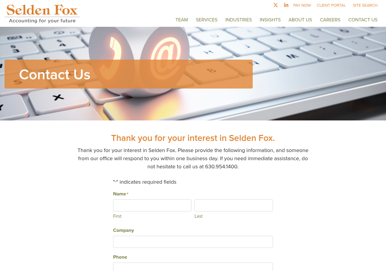 Screenshot of Contact Us | Chicago CPA Firm | Chicago Accounting FirmLinkedIn