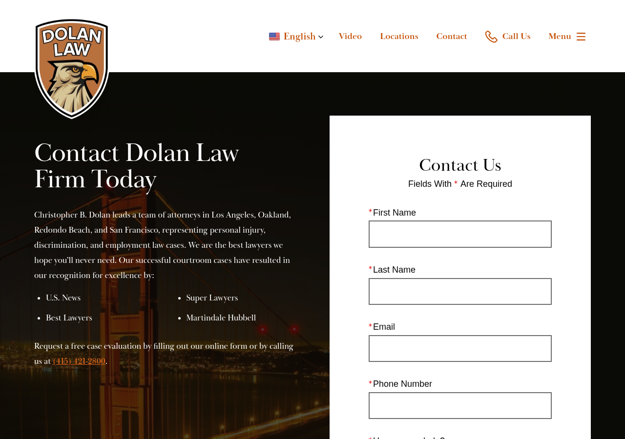 Screenshot of Send Us a Message  - Christopher B. DolanSocial Accounts Sprite
