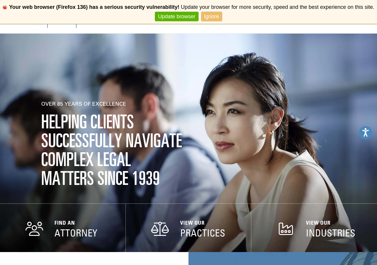 Screenshot of Full Service Law Firm | San Diego, CA | Higgs Fletcher & Mack®
