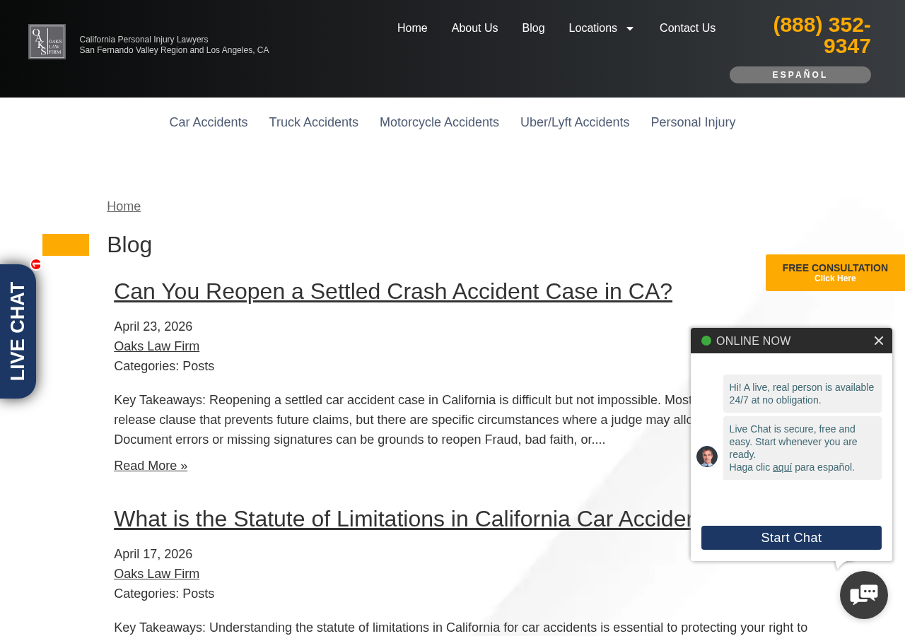 Screenshot of Oaks Law Firm