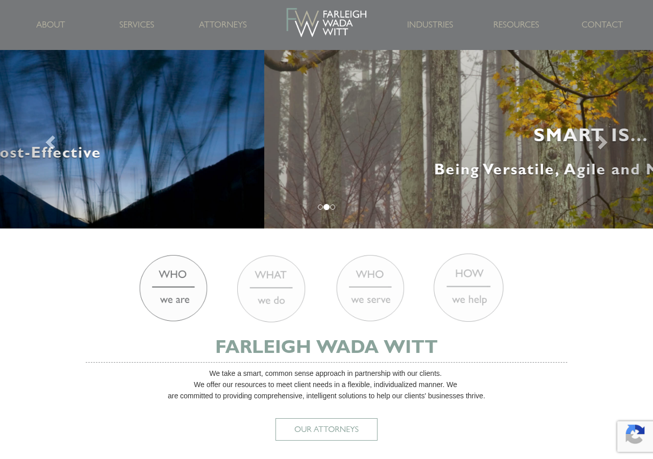 Screenshot of Farleigh Wada Witt - Oregon Law Firm | Farleigh Wada Witt