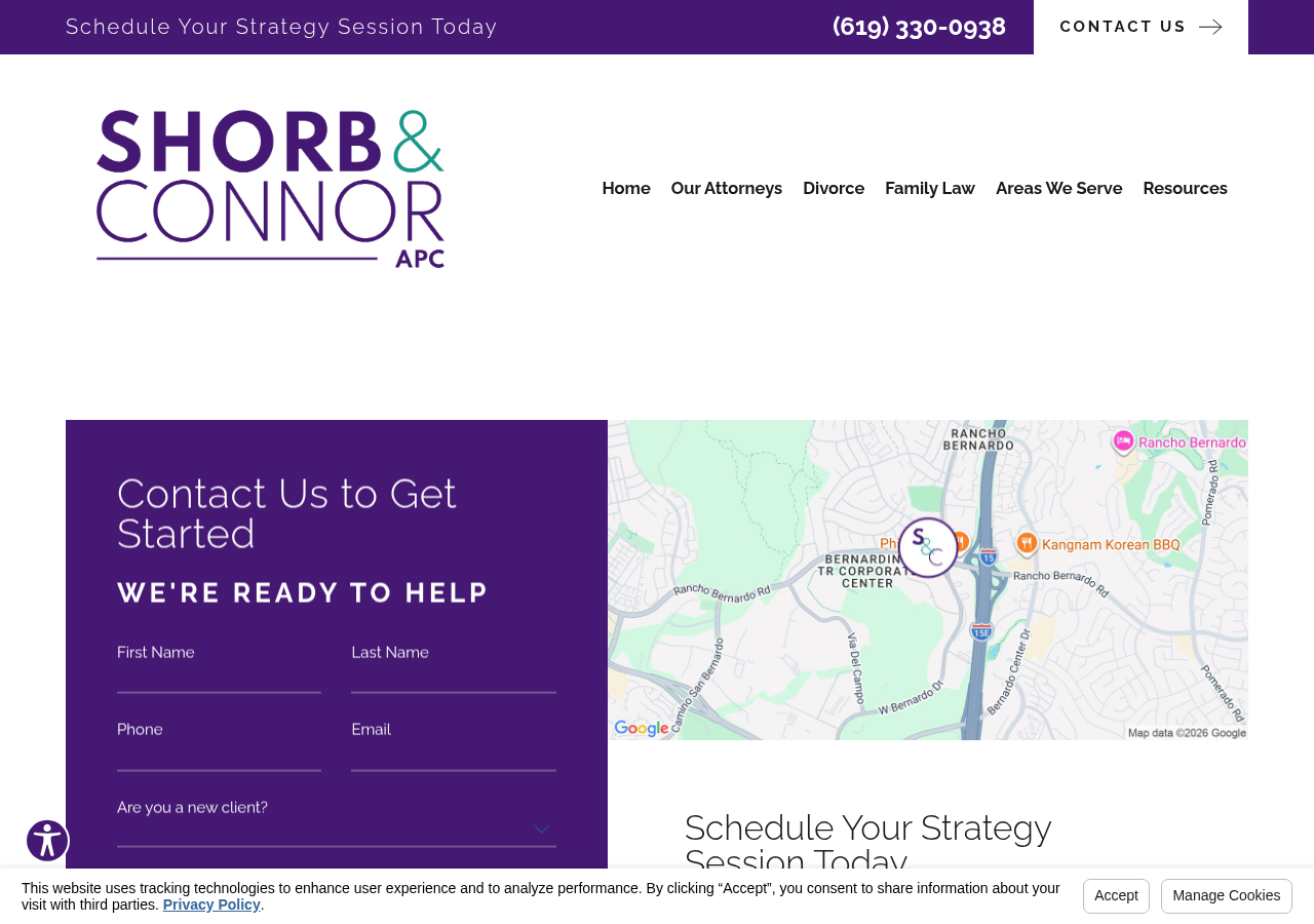 Screenshot of Contact Us | Shorb & Connor APC