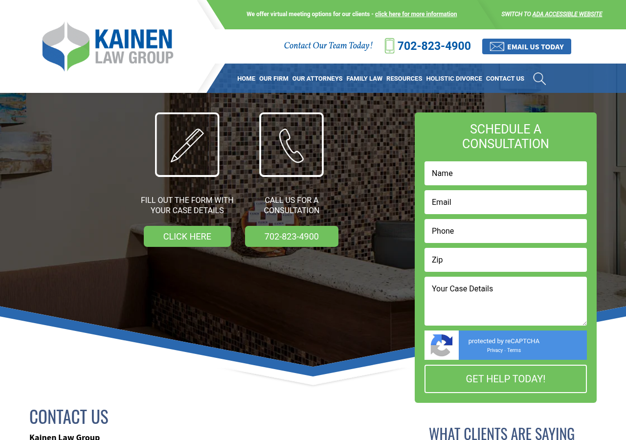 Screenshot of Contact Us | Kainen Law Group, PLLC