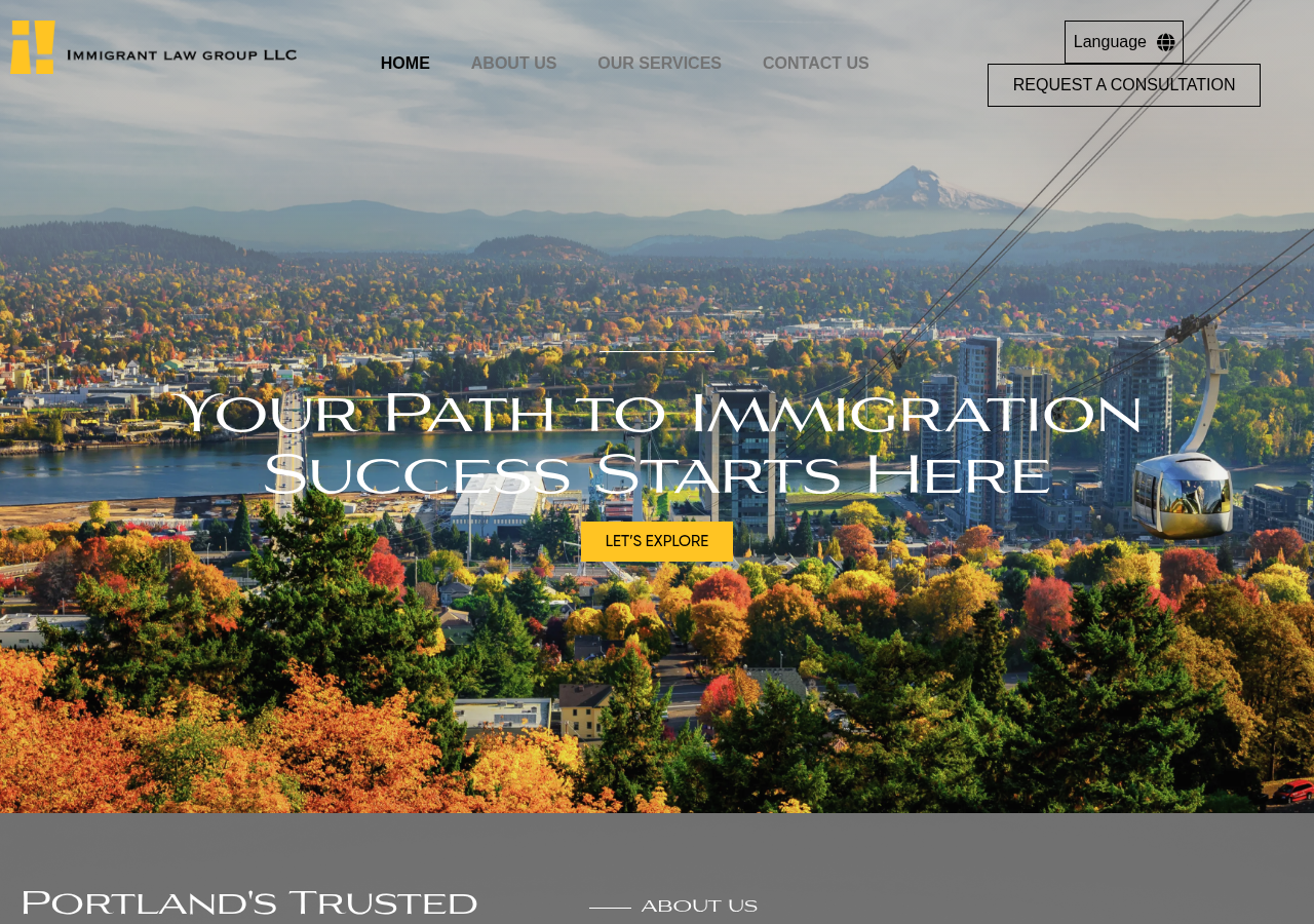 Screenshot of Immigrant Law Group LLC