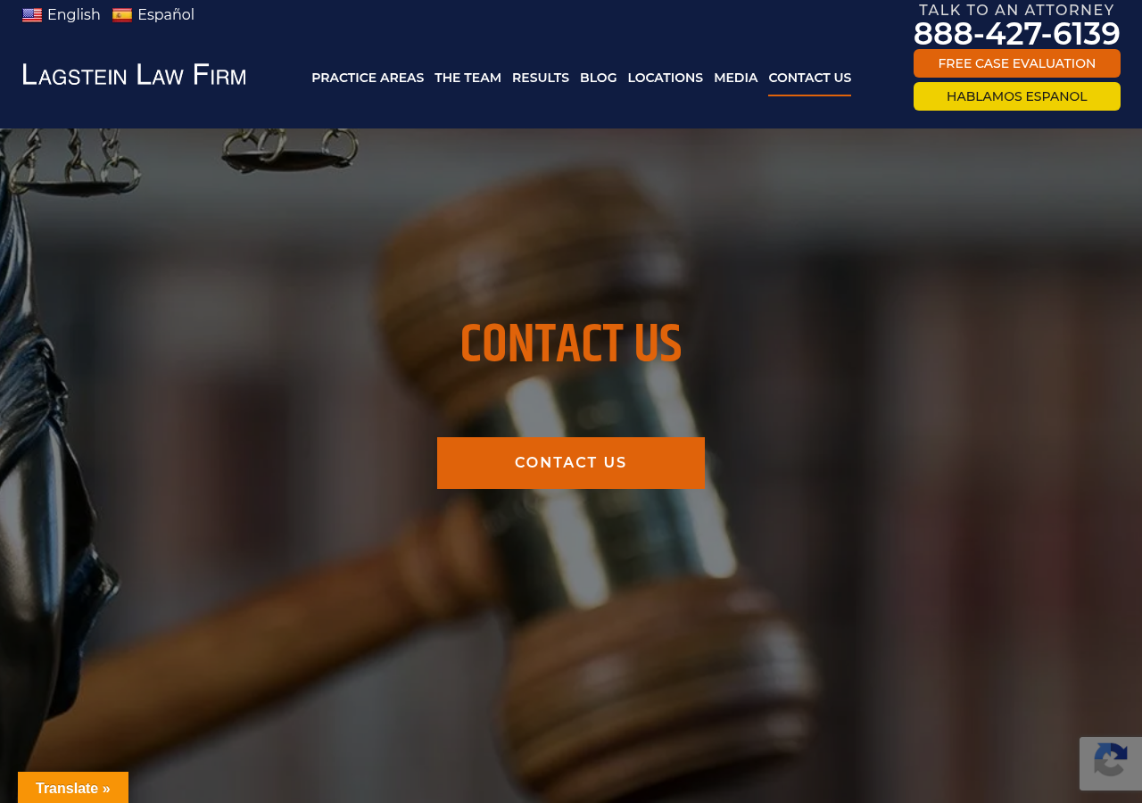 Screenshot of Contact Lagstein Law Firm – Los Angeles Personal Injury Attorney | Lagstein Law Firmmobile-solid