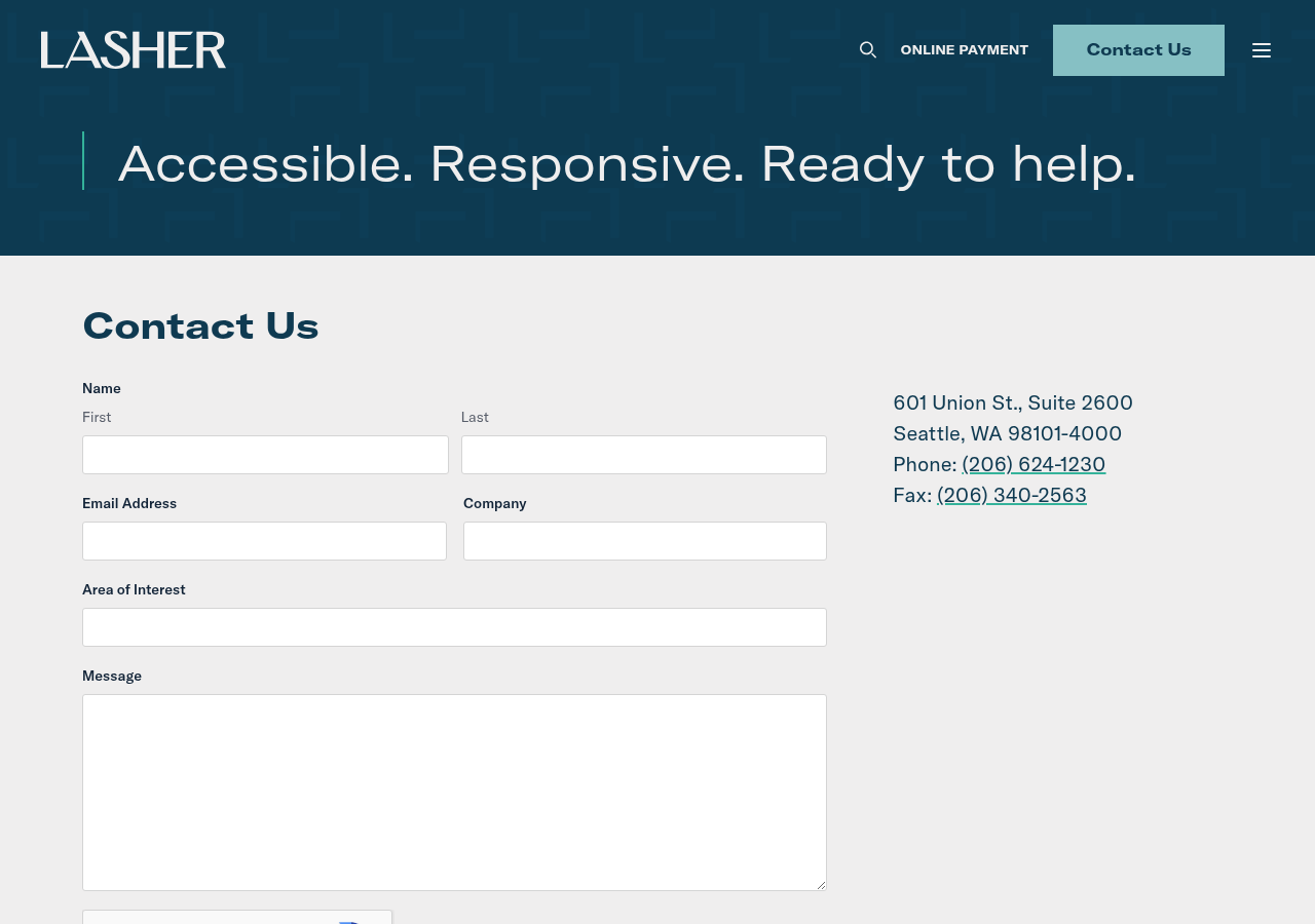 Screenshot of Contact Us – Lasher
