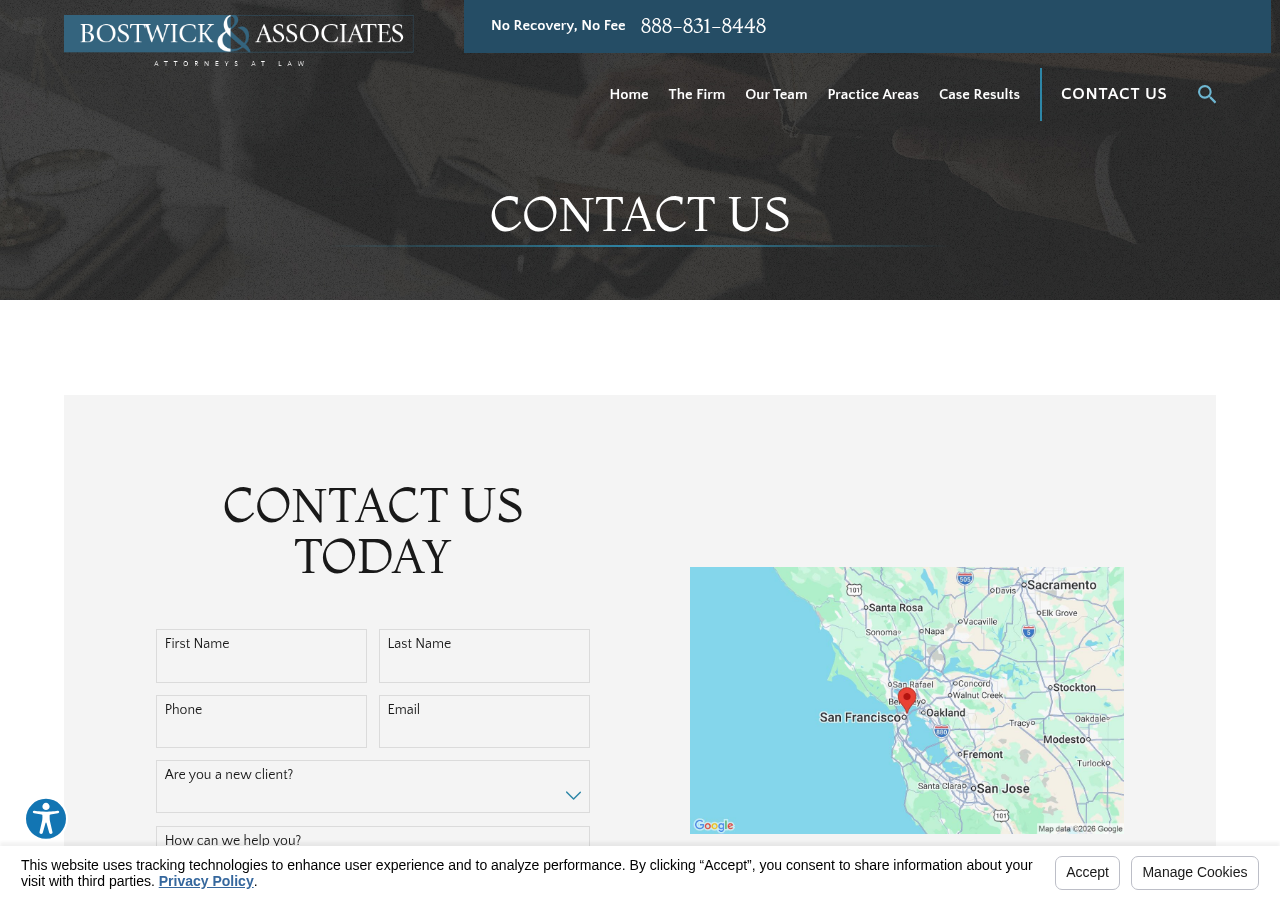Screenshot of Contact Bostwick & Associates | Free Consultations Available
