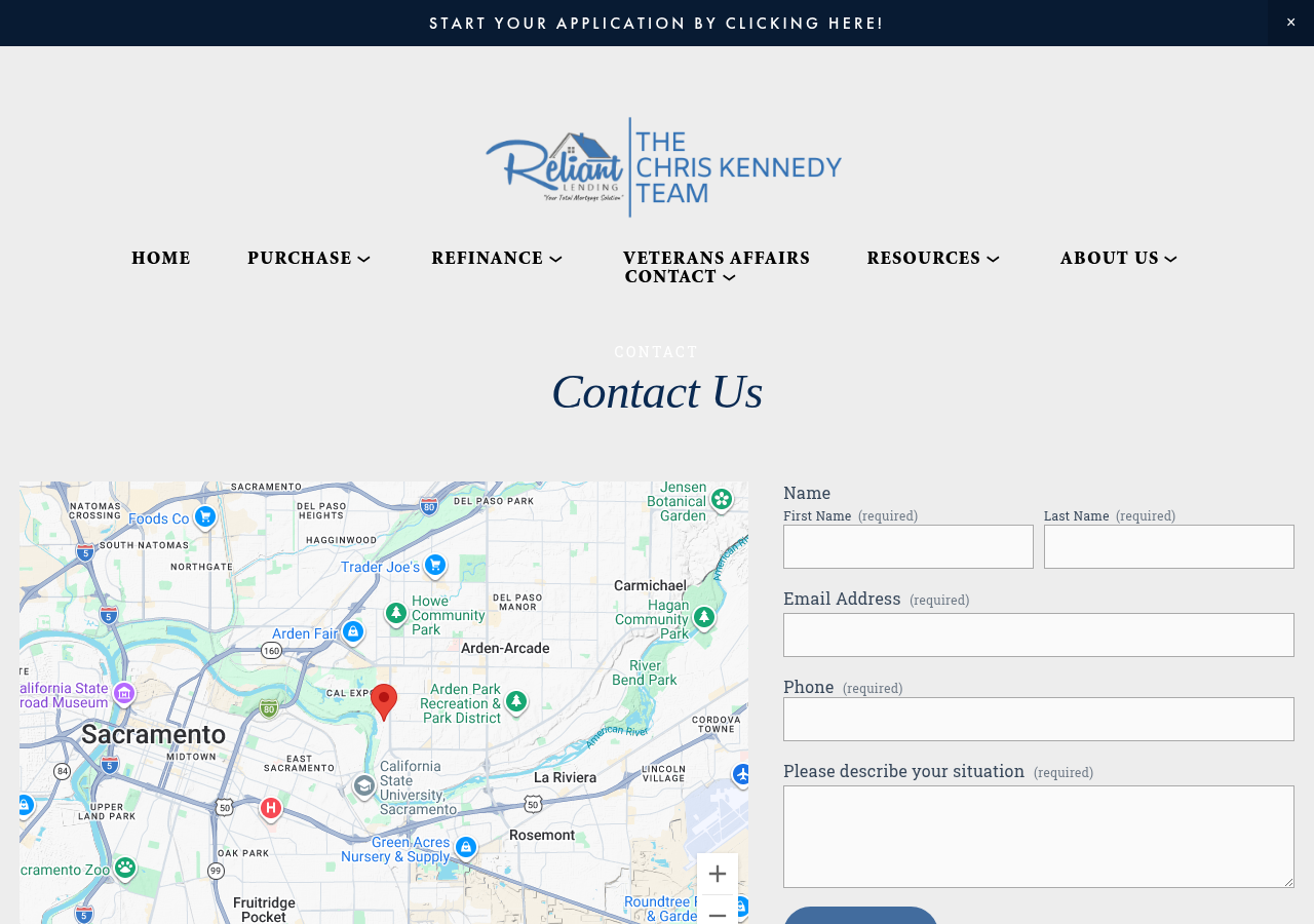 Screenshot of Sacramento, California Mortgage Broker