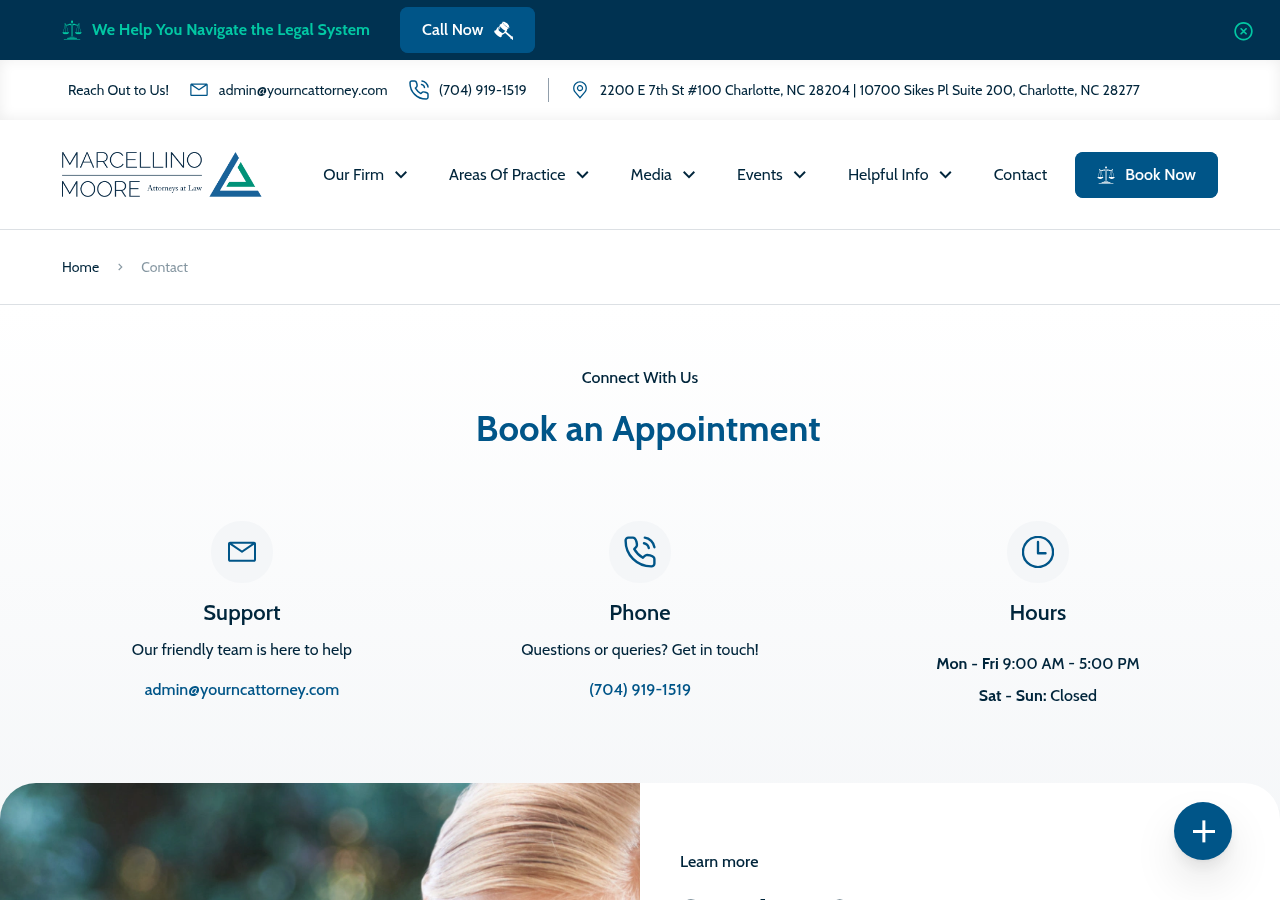 Screenshot of Contact
