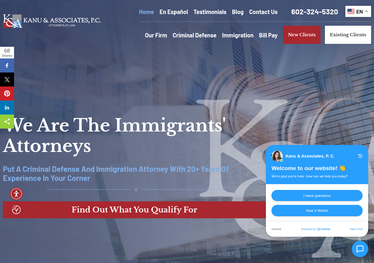 Screenshot of Criminal Defense Law Firm | Family Immigration Lawyer