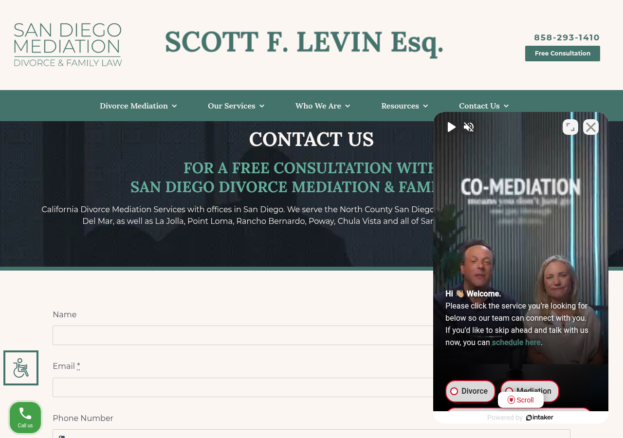 Screenshot of Contact San Diego Divorce Mediation