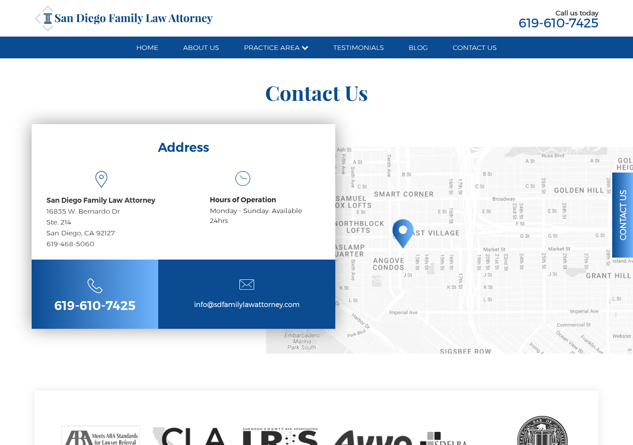 Screenshot of Contact Family Law Lawyer in San Diego | San Diego Family Law Attorney