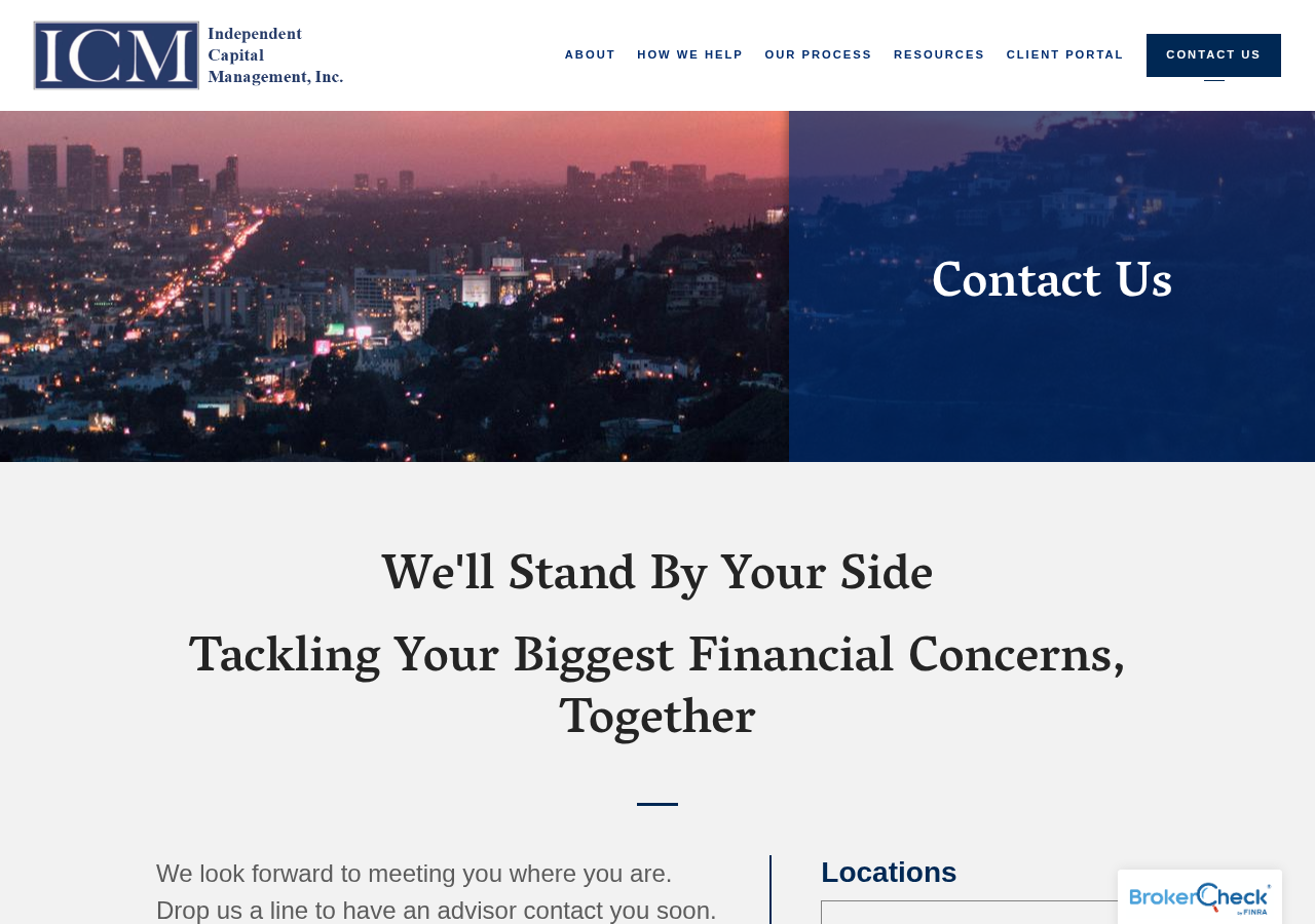 Screenshot of Contact Us — Independent Capital ManagementfacebooktwitterinstagramlinkedingoogleyoutubevimeotumblryelprssemailpodcastphoneblogsearchbrokercheckbrokercheckPlayPause