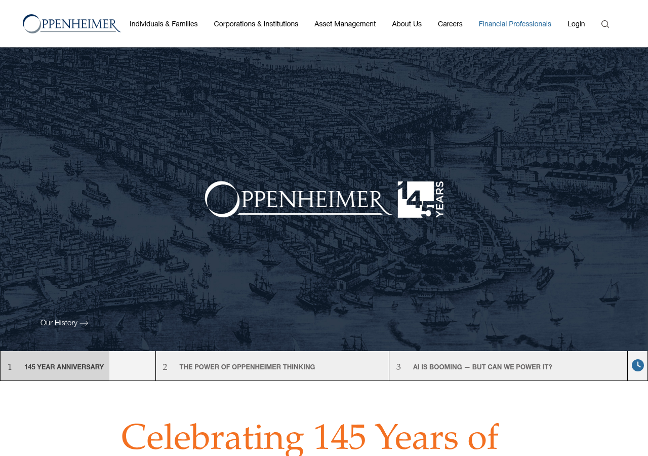 Screenshot of Oppenheimer & Co. Inc. | The Power of Oppenheimer ThinkingCTA Button