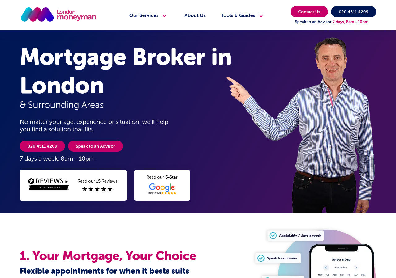 Screenshot of Mortgage Broker in London | Mortgage Advice in London