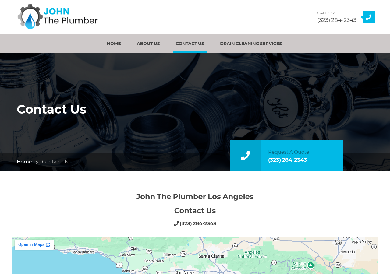 Screenshot of Contact Us - John The Plumber