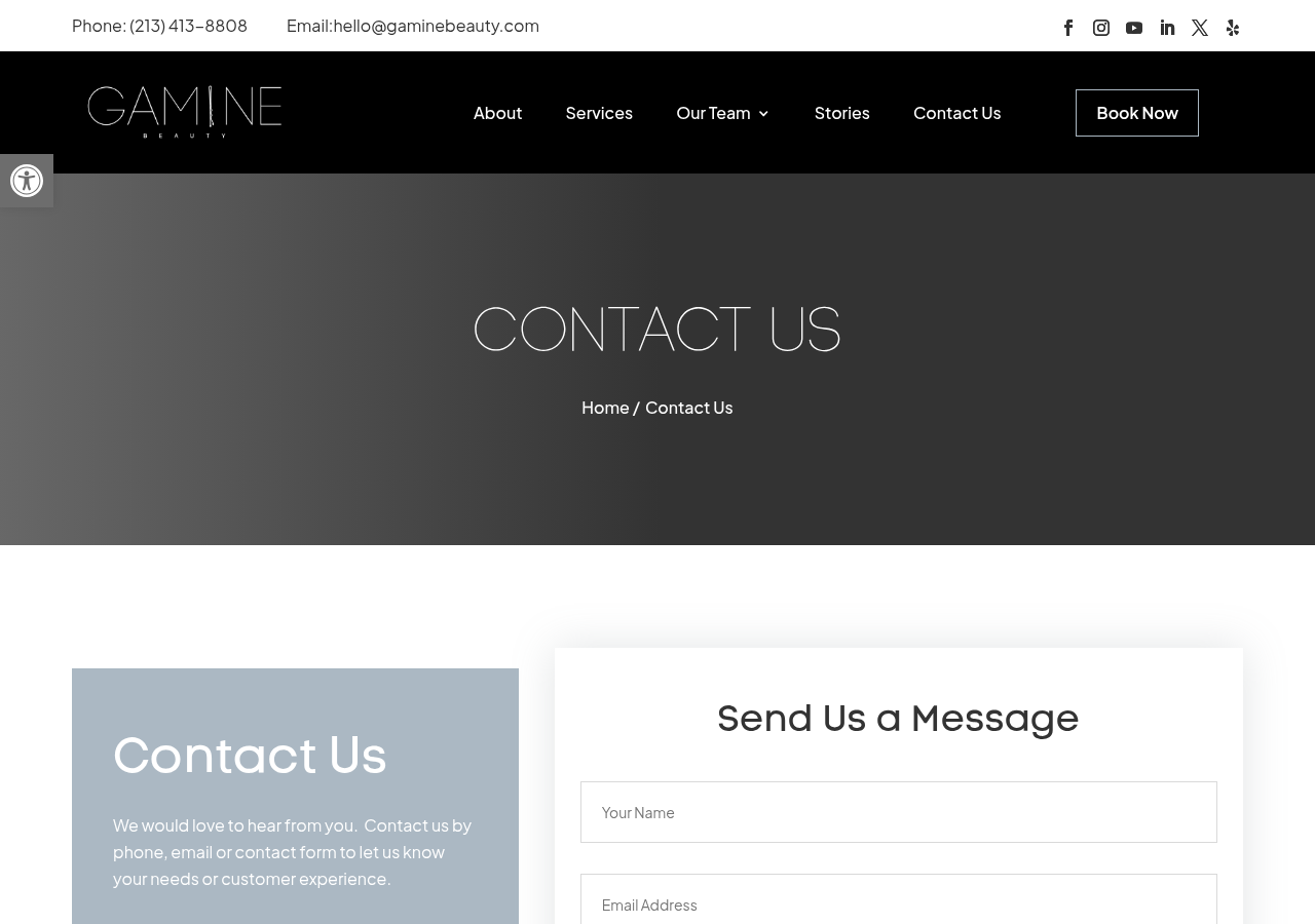 Screenshot of Contact Us | Hair Salon for Women Near Los AngelesAccessibility ToolsIncrease TextDecrease TextGrayscaleHigh ContrastNegative ContrastLight BackgroundLinks UnderlineReadable FontReset