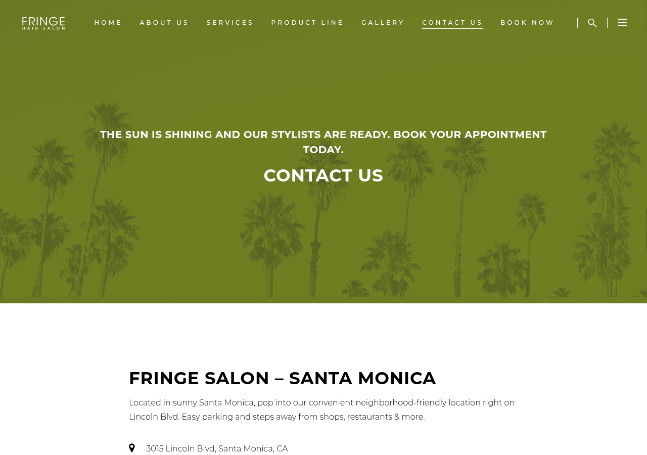 Screenshot of Contact Us – Fringe Salon L.A.