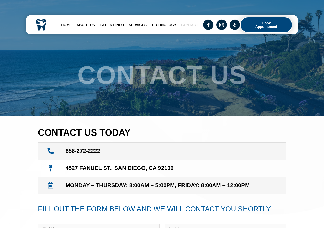 Screenshot of Contact Us - Dovey Dental