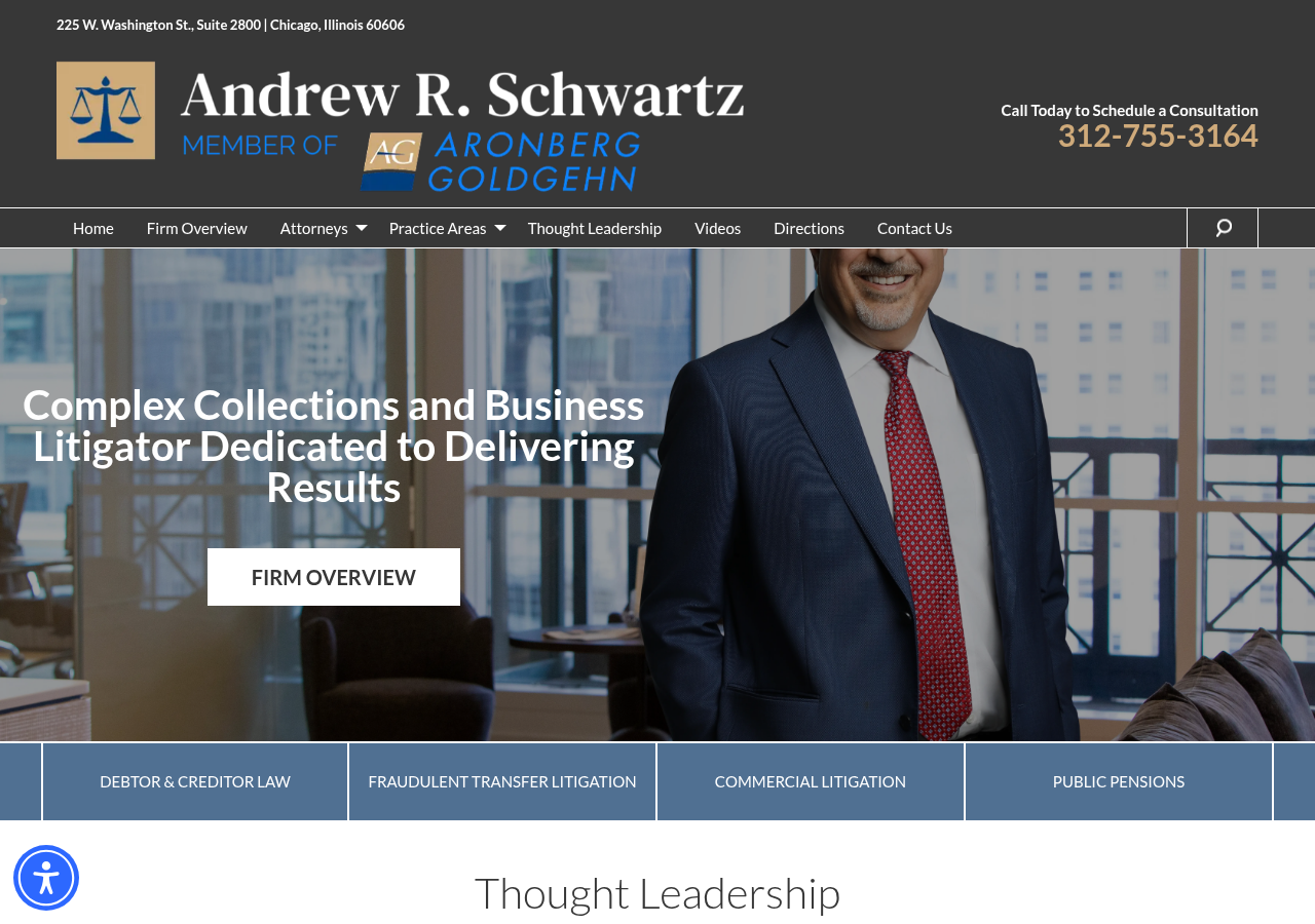 Screenshot of Chicago Business Litigation Lawyers | Commercial & Business Law in Illinois