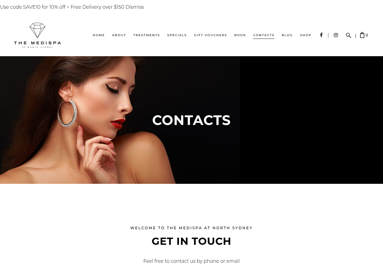 Screenshot of Contacts - The Medispa at North Sydney