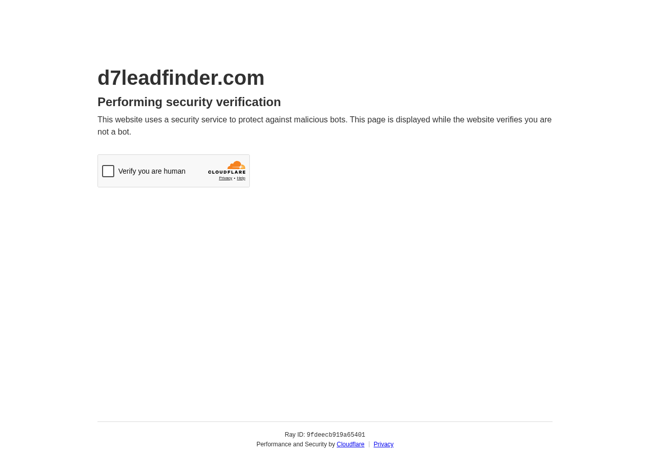 Screenshot of Contact Form - D7 Lead Finder
