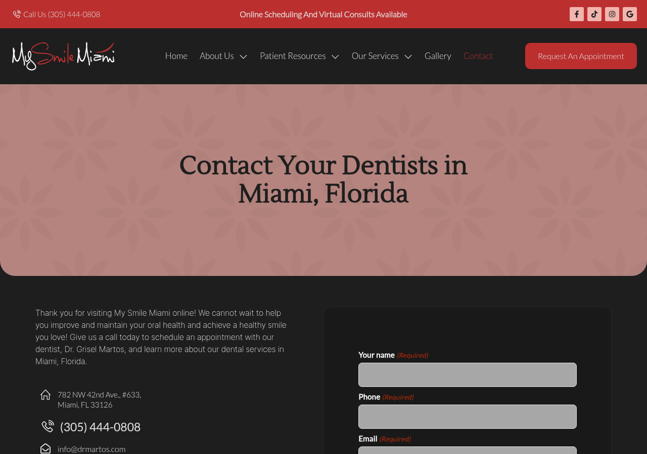 Screenshot of Dentist in Miami, FL | Contact Us Today