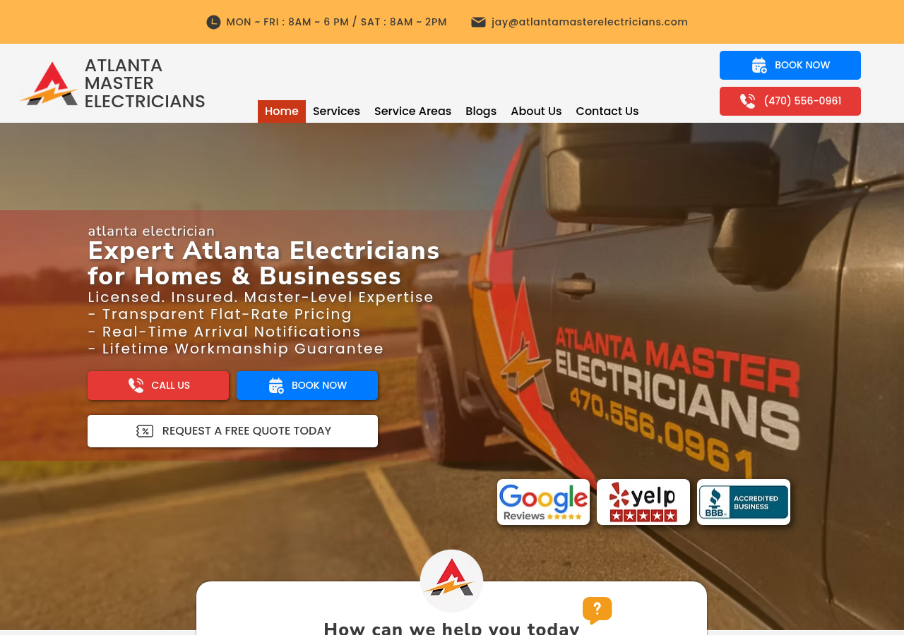 Screenshot of Atlanta Electrical Service, Repair, Installation and Inspection - Atlanta Electricians - Electrician Near Me - Atlanta Electrician - Atlanta Master Electricians