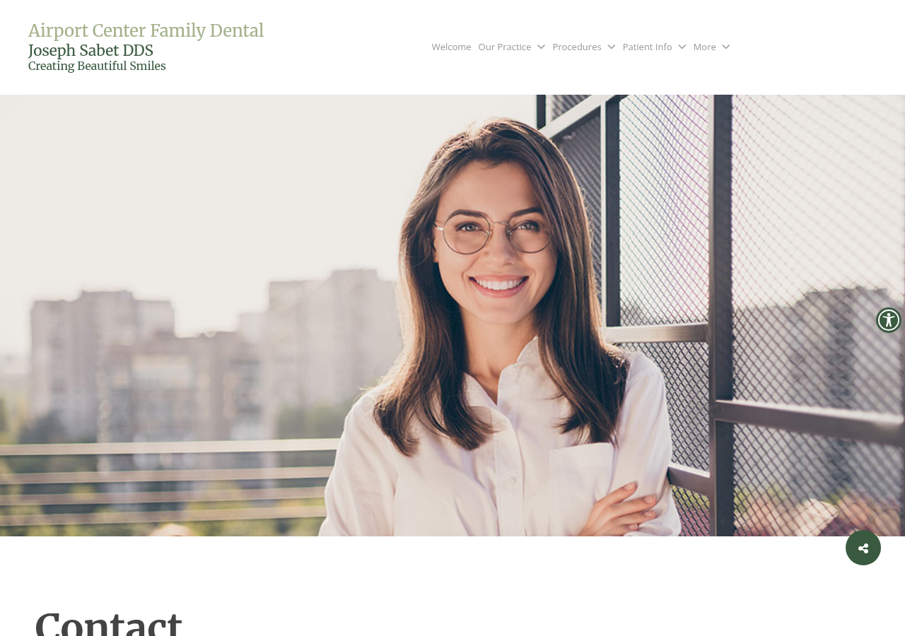 Screenshot of Contact Us | Airport Center Family Dental | Los Angeles, CA