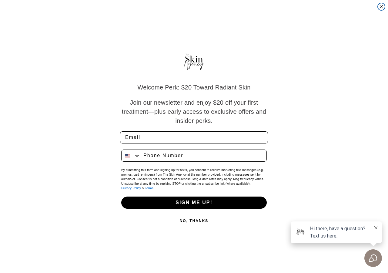 Screenshot of Contact Us | The Skin Agency Burbank & Glendale