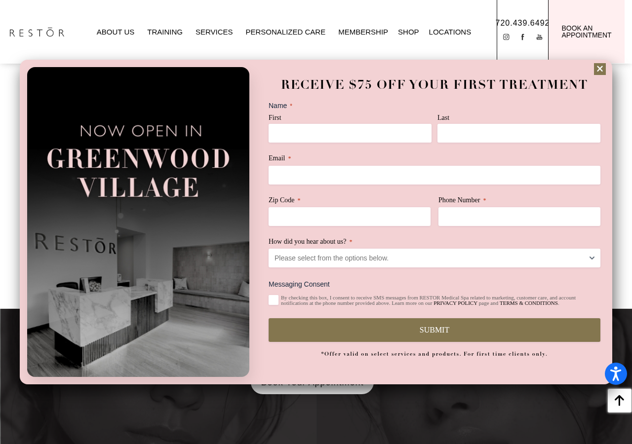 Screenshot of Contact Restor Medical Spa | Book Your Appointment