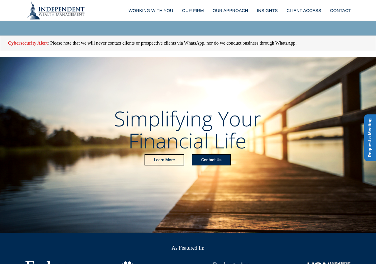 Screenshot of Financial Life Planning - Independent Wealth Management