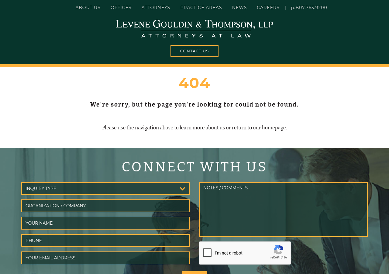Screenshot of - Binghamton, NY - Levene Gouldin & Thompson, LLP :: Attorneys at Law