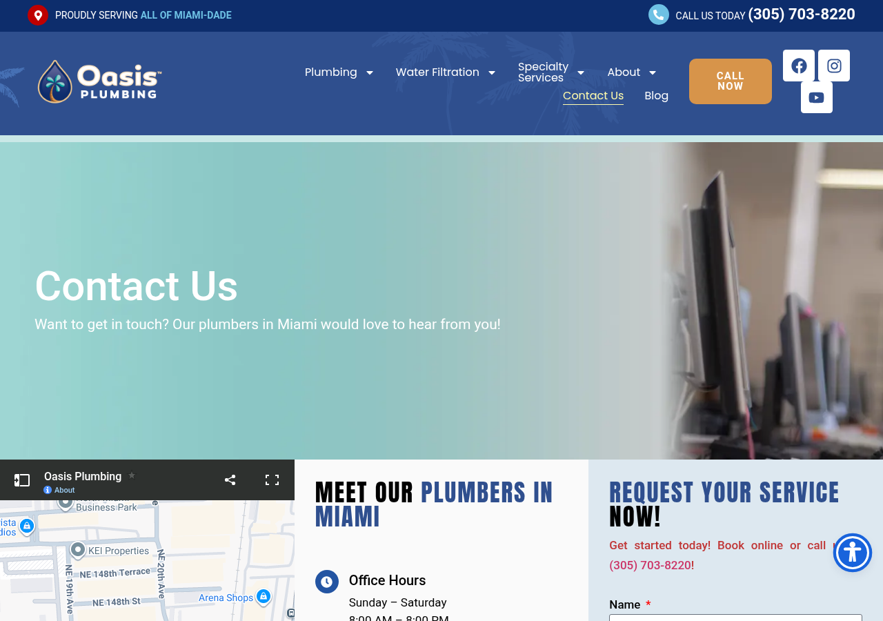 Screenshot of Contact Plumbers Near Me | Oasis Plumbing