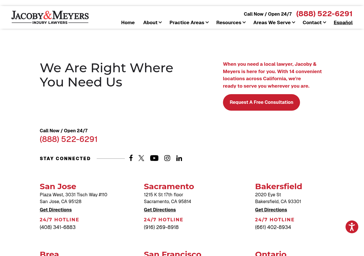 Screenshot of Contact Us