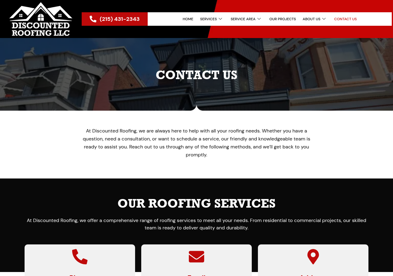 Screenshot of Contact us Discounted Roofing - Get a Free Roofing Quote Today
