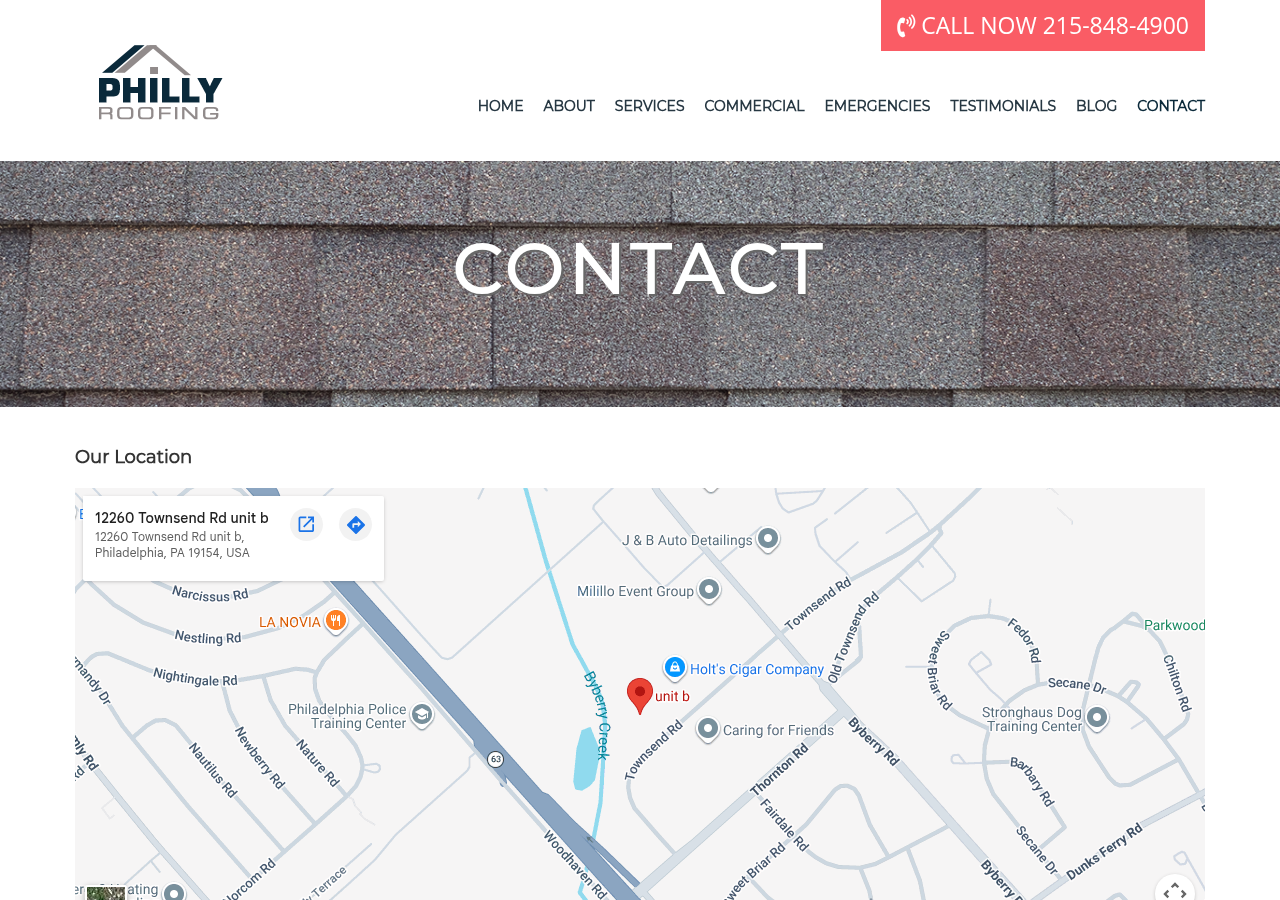 Screenshot of Contact | Philly Roofing | www.phillyroofing.net | Philly Roofing | www.phillyroofing.net