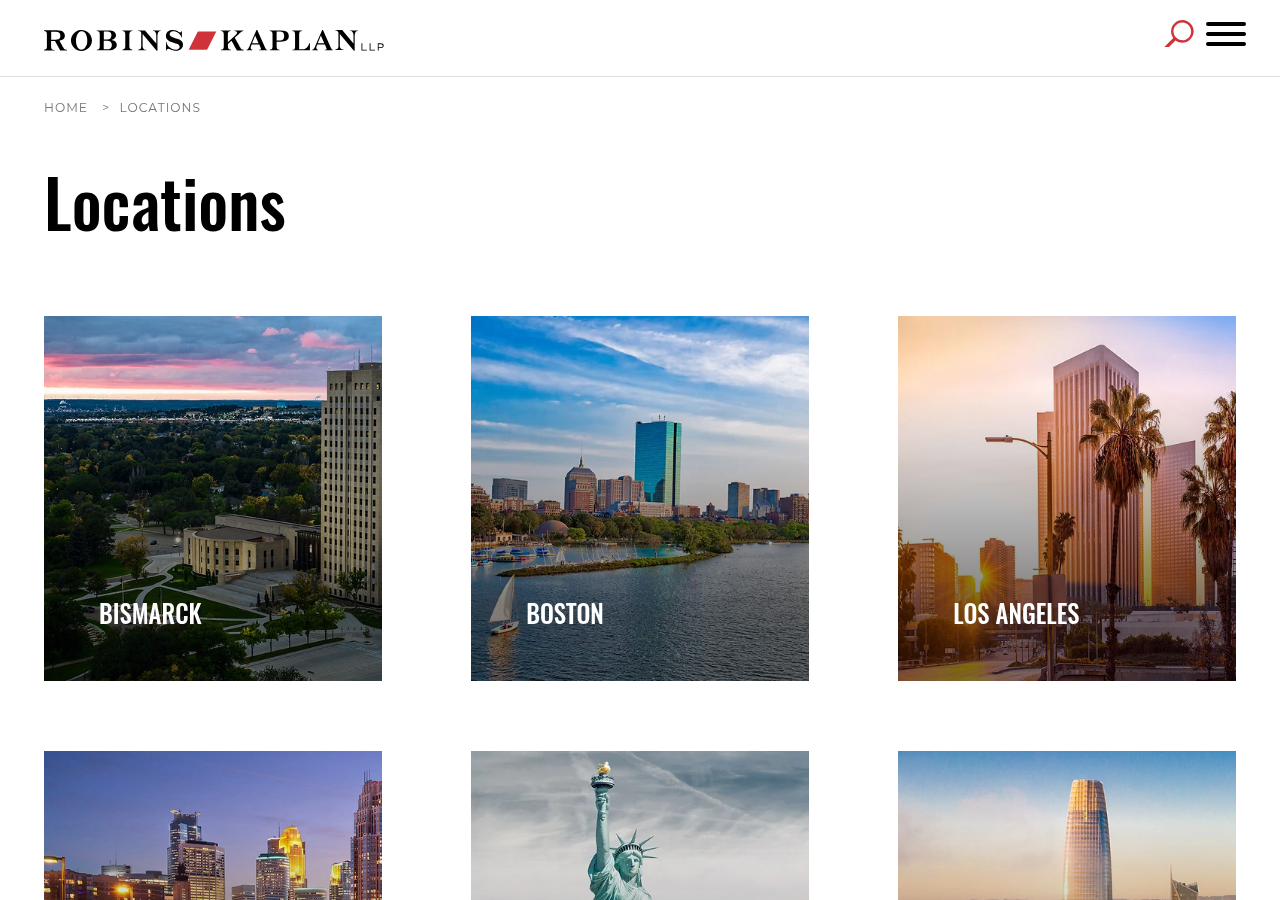 Screenshot of Locations | Robins Kaplan LLP Law FirmRobins Kaplan LLPSearchSearchMapitMapitMapitMapitMapitMapitMapitXFacebookLinkedinInstagramRobins Kaplan LLP