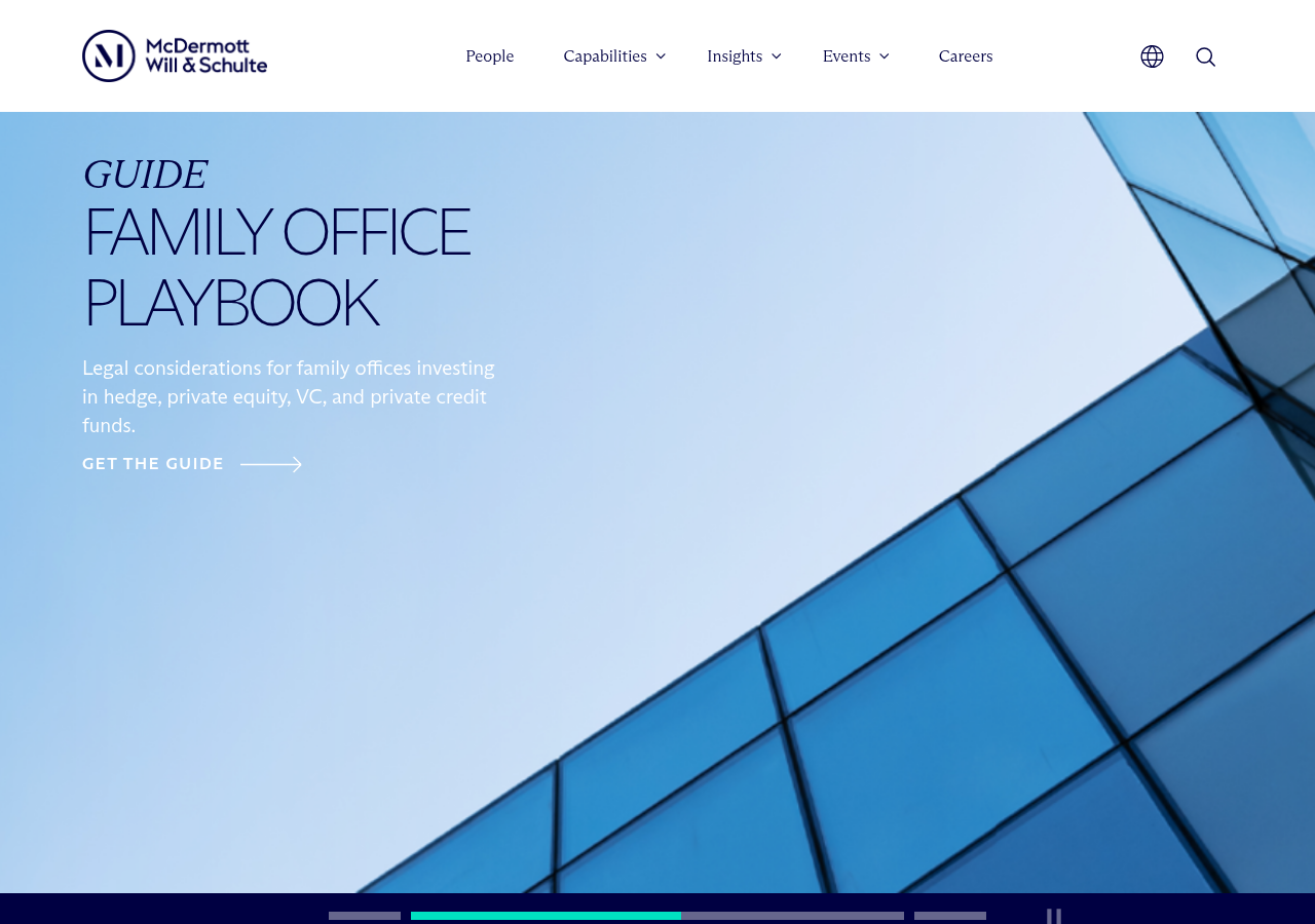 Screenshot of McDermott Will & Schulte, a global law firm