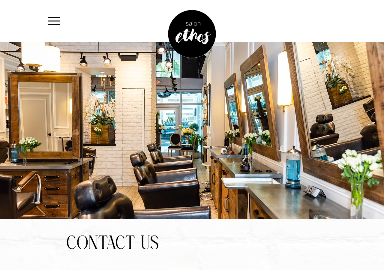 Screenshot of Contact Us | Salon Ethos | Miami, Florida