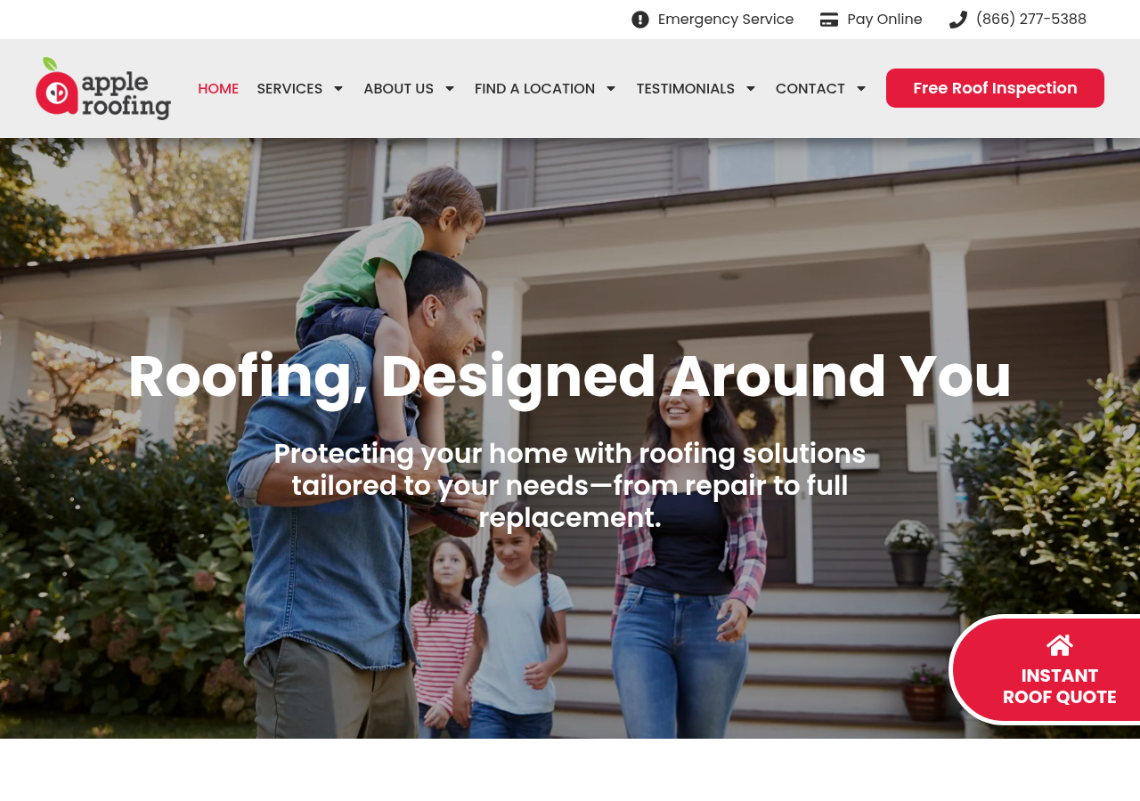 Screenshot of Roofing Contractor for Residential & Commercial Roofing | Apple Roofing